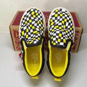 Vans - Checkies Blk/Vibrant Yellow